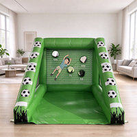 Cible de tir de football gonflable pour sport de plein air, prix de gros, jeu de football gonflable en PVC pour enfants