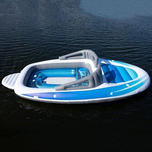 Nuevo inflable enorme bay breeze velocidad barco parte isla flotante balsa de Río - Product Image 3