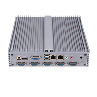 Nouveau Mini PC Industriel Sans Ventilateur Intel 3855U I7 6500U Optionnel 6COM 10USB Double LAN VGA SSD DC12V Plage de Température Étendue Embarqué