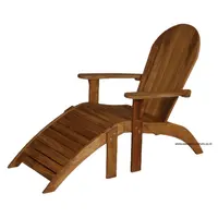 Adrion סיפון כיסא טיק עץ מיטת שיזוף חיצוני ריהוט