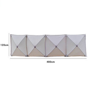 <span class=keywords><strong>Feistel</strong></span> 5.6x1.4M Montage Free Folding Outdoor Camp Windschutz scheibe Gasherd Brenner Shelter Windschutz für Camping Zelt - Product Image 1