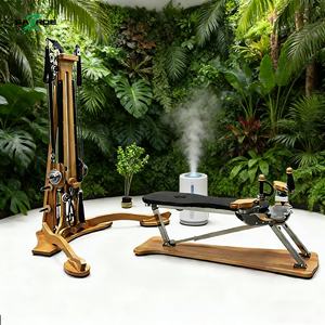 Machine de Pilates Reformer durable SAERDE, équipement de studio de Pilates en bois avec des caractéristiques écologiques réglables - Product Image 1