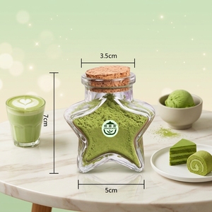 Poudre de Matcha Premium Première Récolte Certifiée Biologique USDA Thé Minceur 30g Bouteille Étoilée <span class=keywords><strong>pour</strong></span> Filles <span class=keywords><strong>pour</strong></span> Perdre du Poids - Product Image 6