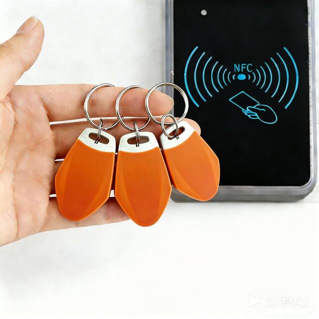 Reliable and Customized NTAG213 NFC Key Fob with Waterproof Design for Hotel Door Lock Office Security Apartment Management