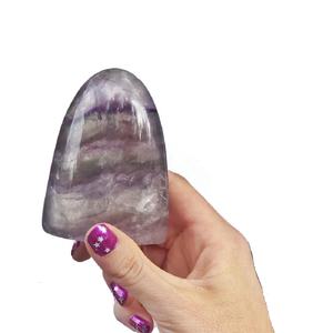 หินฟลูออไรต์รูปทรงอิสระคุณภาพสูง หินขัดเงาธรรมชาติรูปทรงอิสระ ขายส่ง - Product Image 2