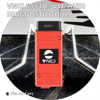 Outil de diagnostic automobile VNCI 6154A OBD2, électronique, écran LCD 12V, protocole CAN FD DoIP, compatible avec Audi, VW, Skoda, Seat