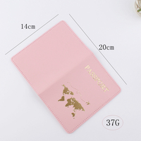 Gran oferta, funda de pasaporte de cuero RFID personalizada, tarjeteros de cuero PU para viajes, venta al por mayor, titulares de pasaporte