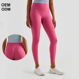 Leggings de Yoga taille haute Sexy pour femmes, coupe en V, pêche, hanche, pantalon Tik Tok, collant de Fitness, vêtements de sport d'entraînement