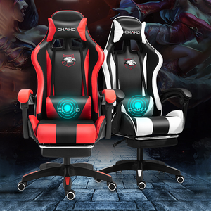 Ergonomic Racing PC Gamer ghế tùy chỉnh PU da Xoay Lift thiết kế phong cách hiện đại có thể điều chỉnh & ngả ghế máy tính - Product Image 1