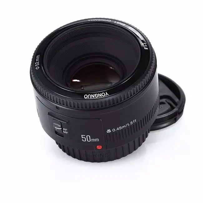 Yongnuo Yn Ef 50Mm F/1.8 Af Lens Voor Canon Eos 350D 450D 500D 600D 650D 700D Camera lens