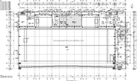 Hangar d'aviation à grande portée en structure d'acier galvanisé pour la réparation/la révision d'hélicoptères et d'avions civils, certifié ISO9001, garantie 30 ans
