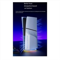 Support vertical pour console PS5 Slim, édition disque et numérique, base RGB pour Playstation 5 Slim