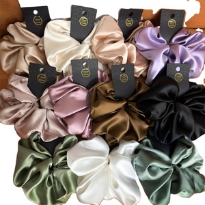 <span class=keywords><strong>Scrunchies</strong></span> grandes de satén <span class=keywords><strong>Scrunchies</strong></span> de gran tamaño <span class=keywords><strong>Scrunchies</strong></span> <span class=keywords><strong>gigantes</strong></span> para dormir Sin daños Diadema grande de seda satinada - Product Image 1