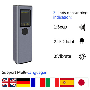 เครื่องอ่านโค้ด QR 2D USB ไร้สาย2.4G เครื่องสแกนบาร์โค้ดแบบใช้มือถือพร้อมหน้าจอแสดงผล - Product Image 6