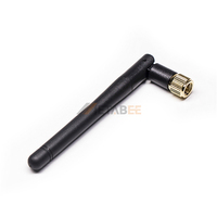 Antenne WiFi double bande 2.4G 5.8G avec base à clipser, connecteur MHF1 U.Fl, antenne omnidirectionnelle en caoutchouc pour kit de routeur sans fil