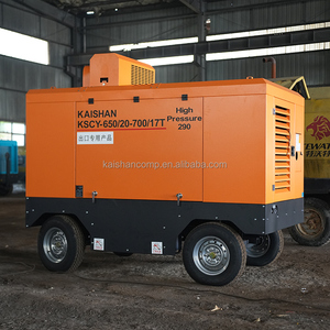 Kaishan 570cfm 12 bar Diesel-Powered Portable Screw Air Compressor - High-Efficiency for Digging <strong>Mining</strong>, Construction - Product Image 4