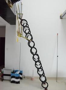 Thang Mở Dọc Gác Mái Công Suất Siêu Tải Có Cửa Hầm - Product Image 2