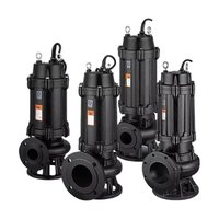 Pompe submersible électrique pour eaux usées WQ (D) en alliage d'aluminium, de haute qualité, anti-colmatage, compatible IoT, pour applications souterraines