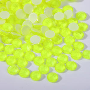 Cristales de Estrás Fluorescentes Luminosos Termoadhesivos, Base de Goma, Cristal Plano Redondo, Cristales de Estrás de Neón, Accesorios para Ropa - Product Image 6