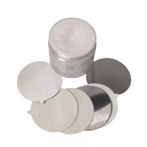 Láminas Redondas Lisas de Papel de Aluminio Compuesto de Grado Alimenticio, Cortadas a Troquel, para Sellado de Contenedores - Product Image 1