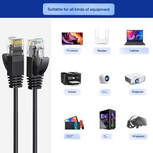 สายแลน D-Sunty Cat6 UTP 26AWG ทองแดงแท้แบบตีเกลียว หัว RJ45 สายแพทช์อีเธอร์เน็ต สายเน็ตเวิร์ค PVC จากโรงงาน - Product Image 1