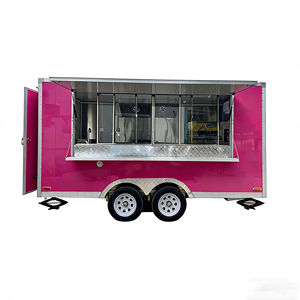 Carrito de Comida Ambulante de Acero Inoxidable de 4 Ruedas para Mercado Nocturno, Calle Comercial, Venta de Hot Dogs, Helados y Aperitivos, Capacidad Personalizable, 2 Años de Garantía - Product Image 1