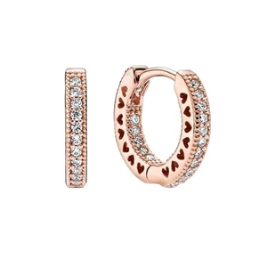 <span class=keywords><strong>Orecchini</strong></span> a Cerchio da 22mm in Argento Sterling 825 Placcato con Cristalli <span class=keywords><strong>Swarovski</strong></span> per Donne - Product Image 1