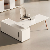 Nouvelle table de direction en bois moderne et durable, mobilier de bureau de luxe, bureau de direction en bois populaire