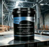Peinture ignifuge intumescente pour structures en acier intérieures, protection incendie pour bâtiments industriels et entrepôts