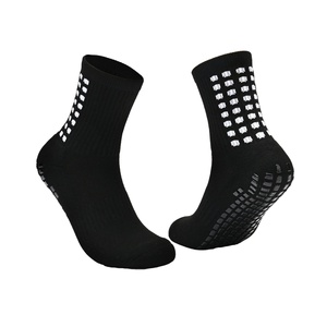 Chaussettes de football d'été professionnelles pour jeunes, mi-mollet, antidérapantes avec grip en gel, amortissantes, semelle renforcée en tissu éponge, respirantes - Product Image 5