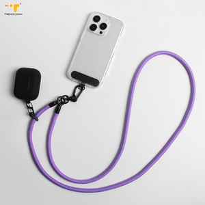 Cordicella universale per telefono cellulare con <span class=keywords><strong>tracolla</strong></span> in poliestere da 8mm di spessore con supporto per cinturino per cellulare - Product Image 5