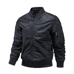 มังงะ Larga chaqueta BOMBER สบายๆสำหรับ hombre ทางการสี Azul CON คอตั้ง servicio - Product Image 2