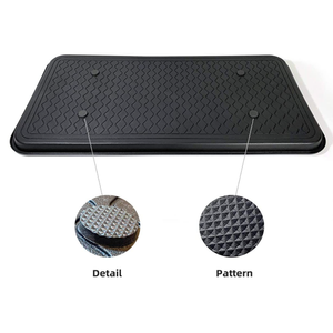 Plateau <span class=keywords><strong>à</strong></span> bottes intérieur/extérieur tout temps-Tapis <span class=keywords><strong>à</strong></span> chaussures en <span class=keywords><strong>plastique</strong></span> dur résistant aux intempéries avec bord surélevé pour entrées - Product Image 3