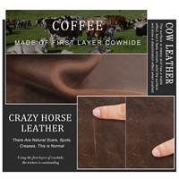 Dompet Kulit Asli Crazy Horse Vintage Tipis Khusus RFID dengan Penutup, Slot Airtag, Minimalis All-in-1 untuk Perjalanan