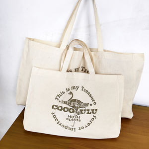 Bolsas de viaje para mujer de gran tamaño, 18/28 pulgadas, blancas, de un solo hombro, bolsas de compras para ocio, bolsa de lona para almacenamiento en la playa, etiquetas impresas - Product Image 2