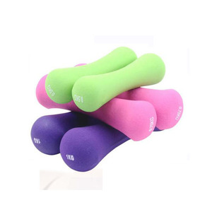 Coloré Commercial Fitness Gym Offres Spéciales Haute Qualité Deluxe Nouveau Style Vinyle Trempage Exercice Haltère - Product Image 4