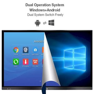 Hot Selling 4K Android OPS 75 Inch <b>Touch</b> <b>Screen</b> Monitor Interactive Whiteboard 65 Inch Interactive Display Smart Board - Product Image 5