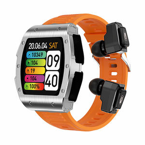 BT音楽再生 電話機能 IP67生活防水 スポーツ ワイヤレスイヤホン 腕時計 JM09 2 in 1 イヤホン スマートウォッチ - Product Image 5