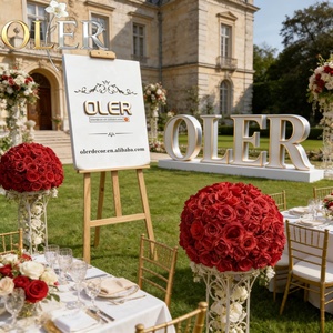Boule <span class=keywords><strong>de</strong></span> fleurs artificielles OLER Beach House pour centre <span class=keywords><strong>de</strong></span> table floral, idéale pour la côte - Product Image 1