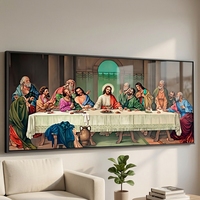 Grande décoration murale Art Déco en verre brillant et cristal avec cadre en aluminium, design traditionnel, 60x90cm, décoration suspendue pour la maison