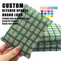 Spons Cuci Piring Ramah Lingkungan Daya Serap Tinggi, Spons Gosok Kuat, Spons Reusable
