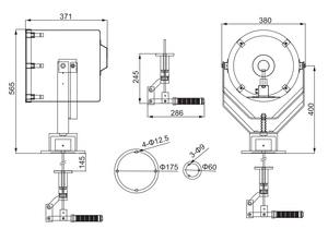 Projecteur TG26 en acier inoxydable pour bateau, éclairage halogène 24v, 250W 300w - Product Image 3