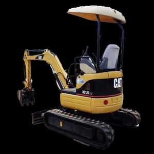 Mini-chargeuse Caterpillar d'occasion pour excavatrices 301.5/304C/303C/305E avec moteur, boîte de vitesses, engrenages et accessoires (tarière, grappin, brise-roche) - Product Image 1