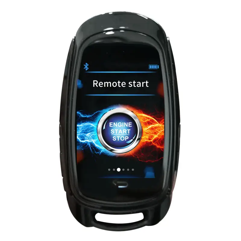 Cardot evrensel akıllı uzaktan araba anahtarı LCD ekran tüm araba modelleri için tuşları ile anahtarsız gitmek sistemi