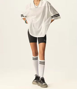 Maillot de football vintage oversize coupe boxy en maille, style streetwear, à manches courtes - Product Image 2