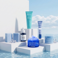 Ensemble de sérum et crème pour le visage personnalisé au cuivre bleu, peptide, niacinamide, anti-âge, raffermissant, réparateur, pour tous types de peaux