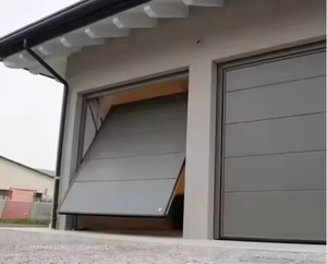 <span class=keywords><strong>Porte</strong></span> de <span class=keywords><strong>garage</strong></span> moderne sur mesure à ouverture <span class=keywords><strong>basculante</strong></span>, en aluminium, sans rail, monobloc isolé, motorisée, pour villas personnalisées - Product Image 3