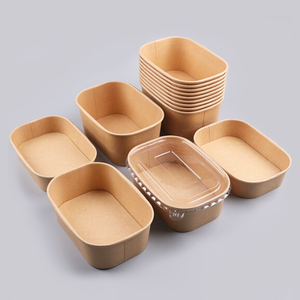 500ml 750ml 1000ml 1100ml 1300ml thực phẩm dùng một lần container tùy chỉnh in lấy đi giấy kraft hộp thực phẩm - Product Image 6