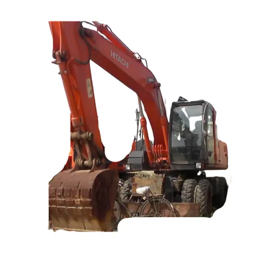 Escavatore gommato Hitachi ZX160W usato EX160WD EX120WD per Komatsu