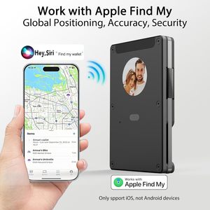 Portafogli Elettronici Personalizzati per <span class=keywords><strong>Uomo</strong></span>, Sottili, Neri, con Protezione RFID e Schermo E-ink - Product Image 3